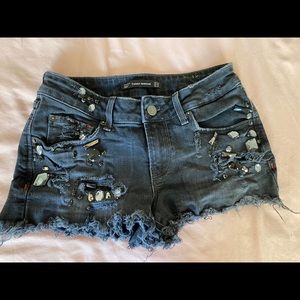 Denim shorts